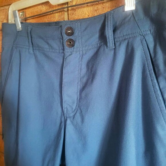 Prana Alana Women's Capri Knicker Hiking Pants Deep Blue Size 12 - Picture 8 of 14